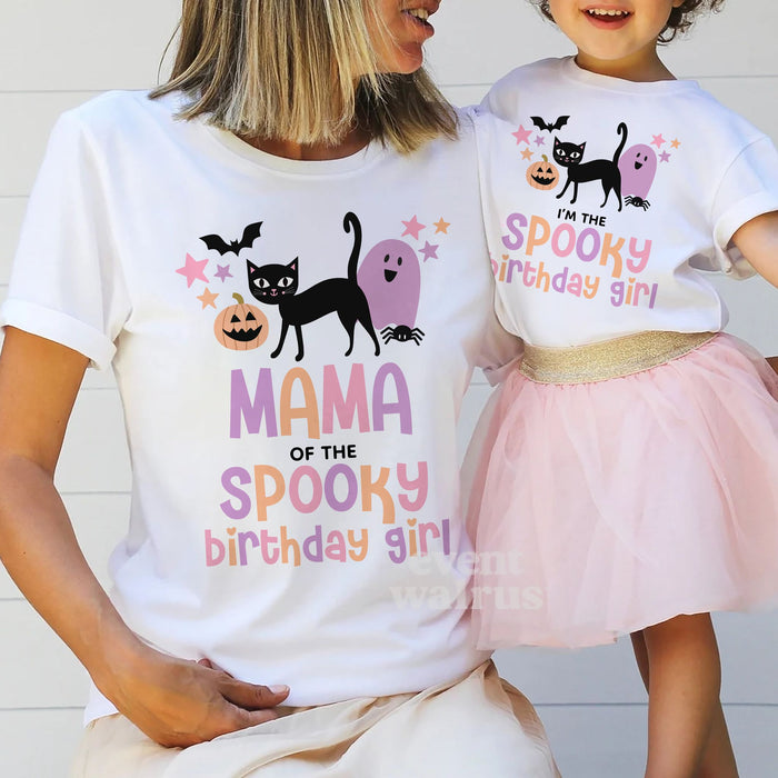 Black Cat Spooky Birthday Shirts