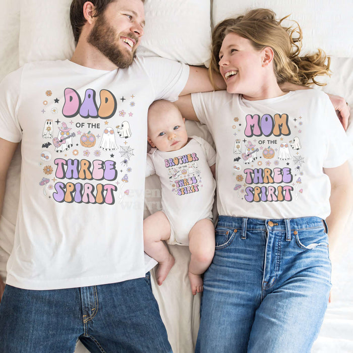 Groovy Ghost Three Spirit Birthday Shirts