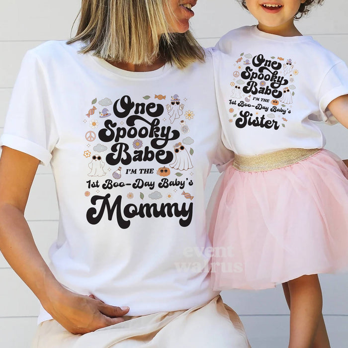 One Spooky Babe Birthday Shirts