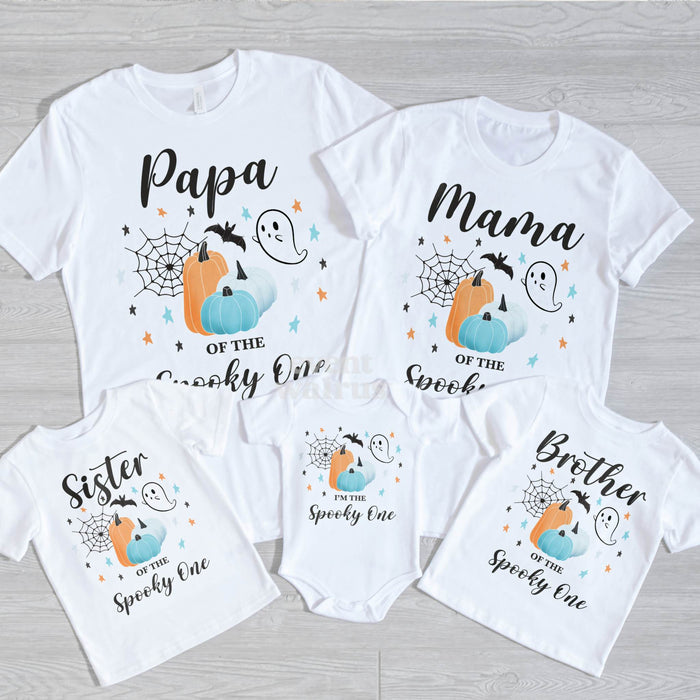 Teal Pumpkin Spooky One Birthday Shirts